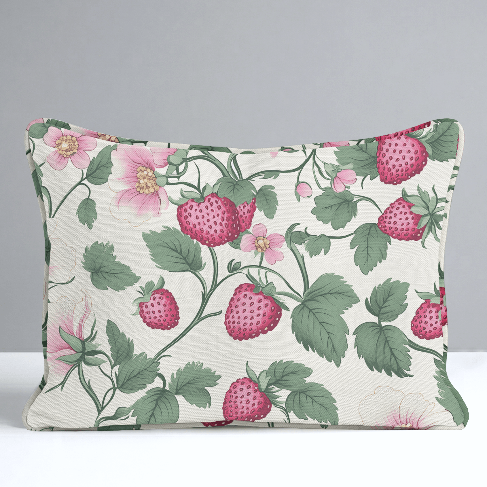Strawberry Shortcake Throw Pillow - Lemon Park