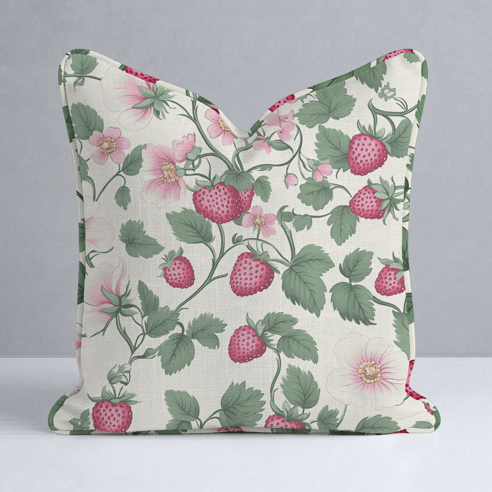 Strawberry Shortcake Throw Pillow - Lemon Park