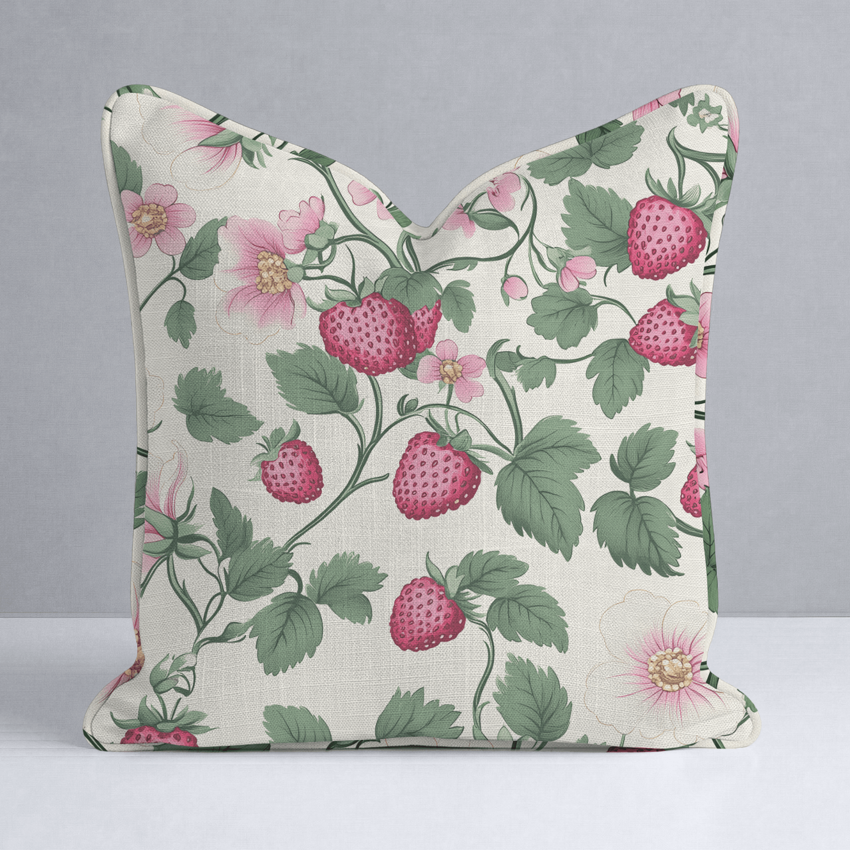 Strawberry Shortcake Throw Pillow - Lemon Park