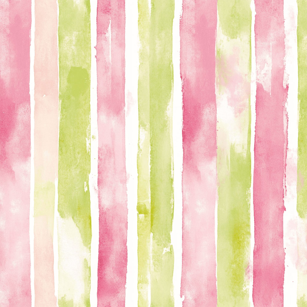 Striped Meadow Wallpaper - Lemon Park