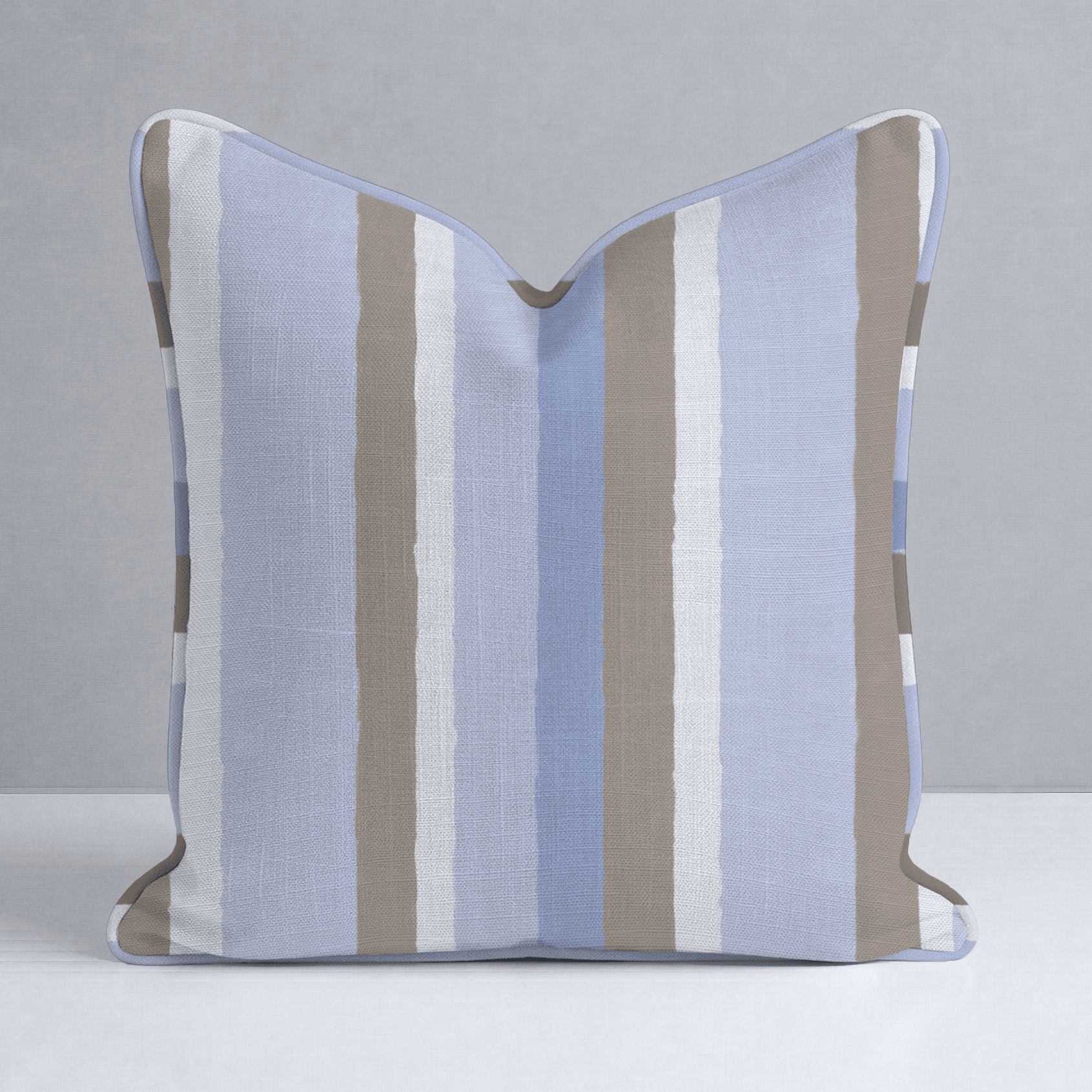 Sugar Stripe Throw Pillow - Lemon Park