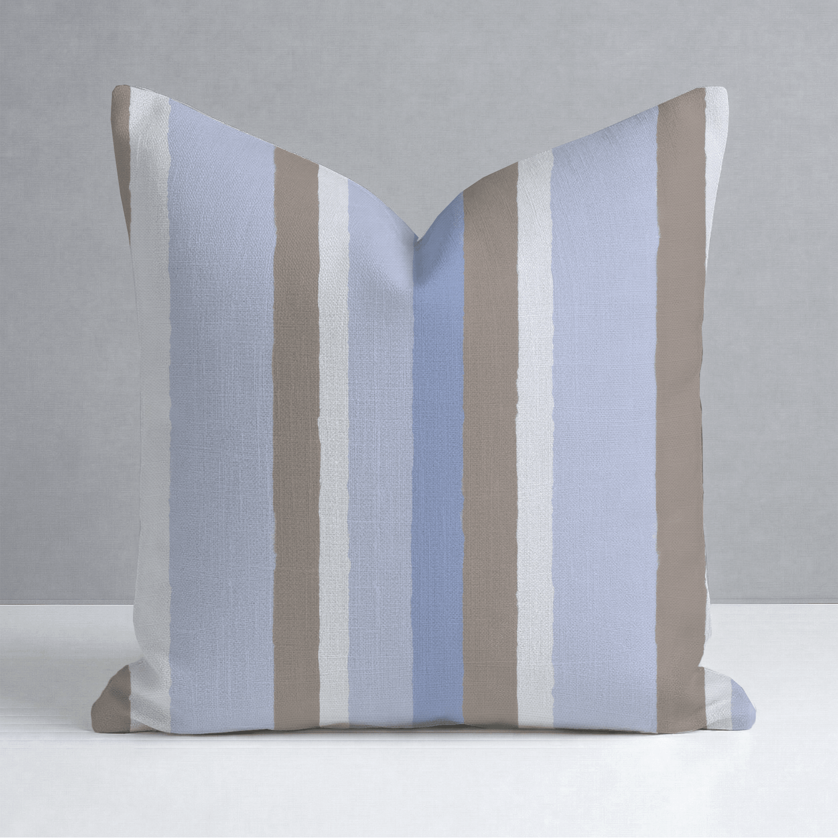 Sugar Stripe Throw Pillow - Lemon Park