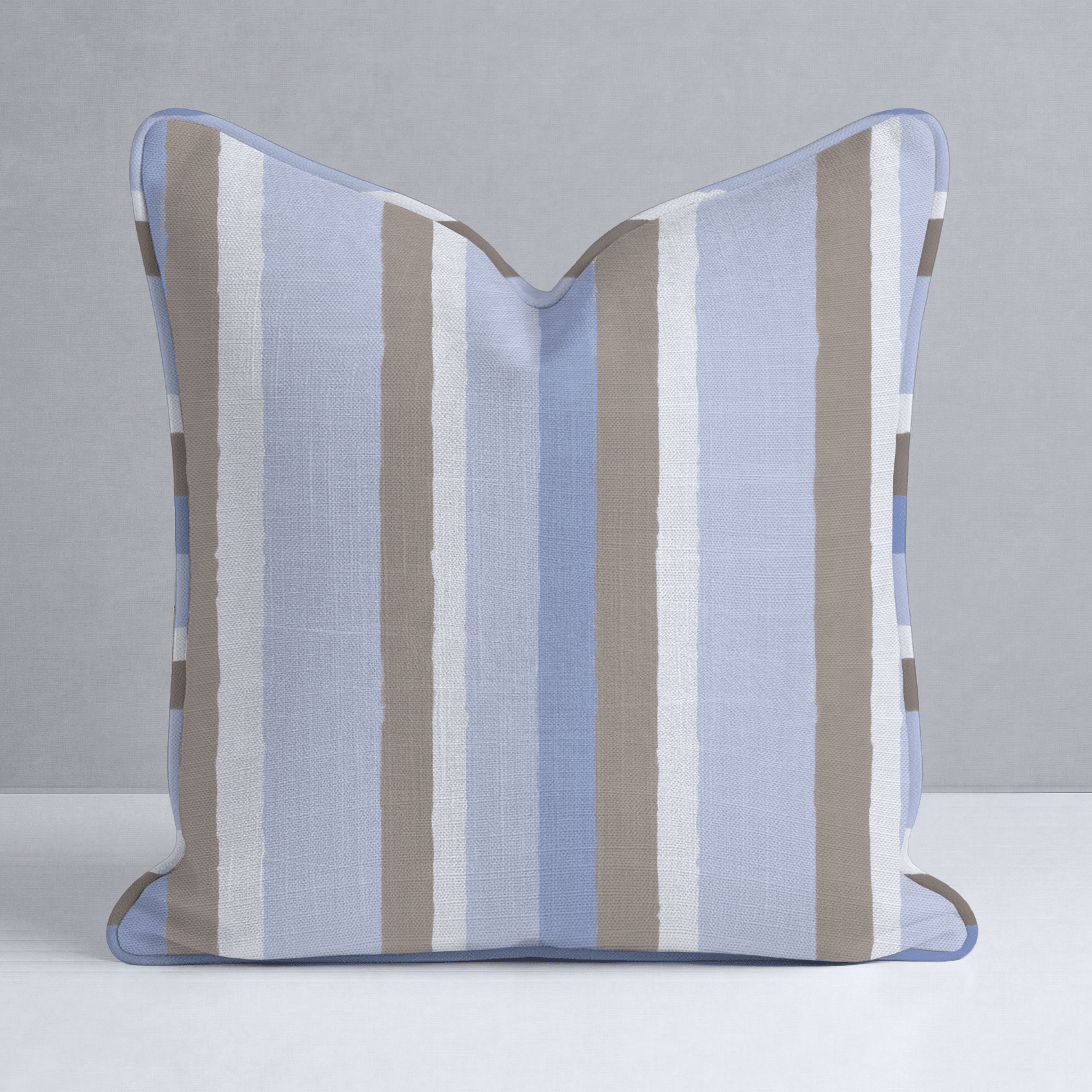 Sugar Stripe Throw Pillow - Lemon Park