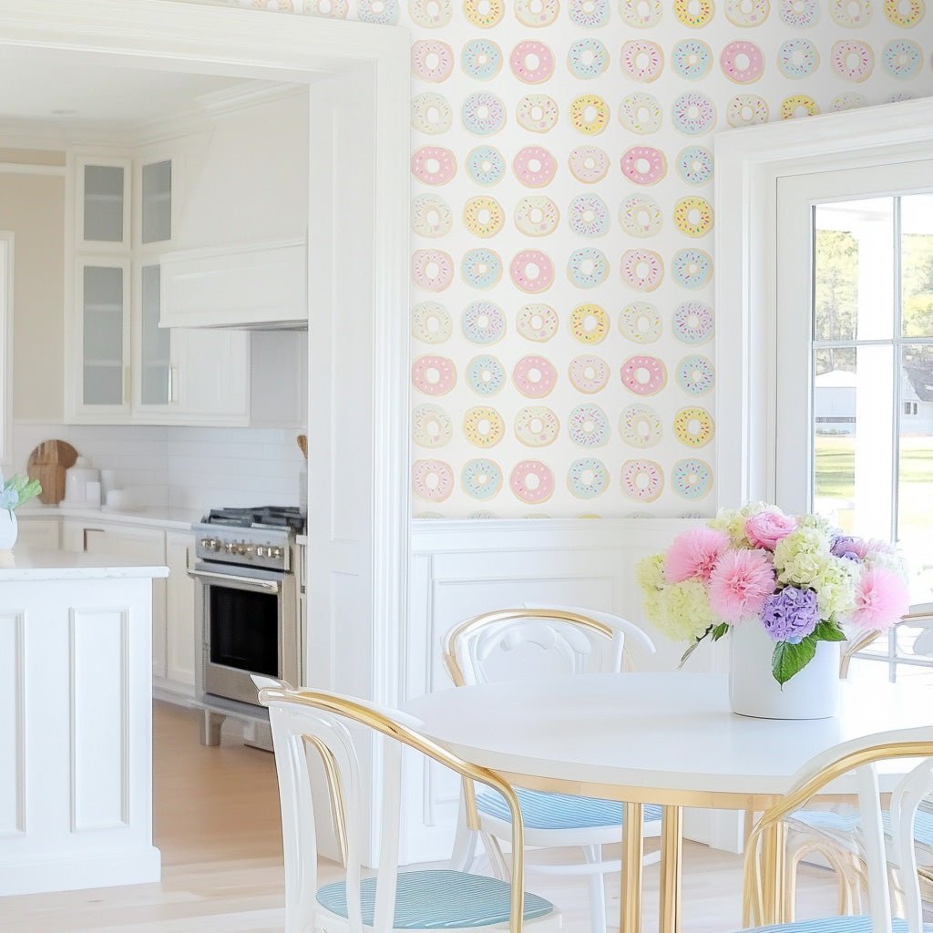 Sugar Swirls Wallpaper - Lemon Park