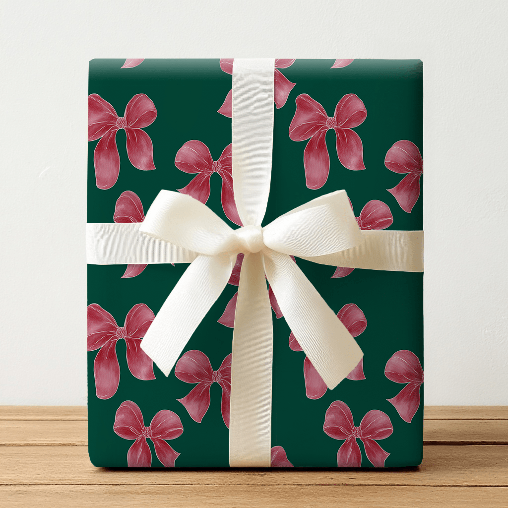 Sugarplum Bows - Wrapping Paper - Lemon Park