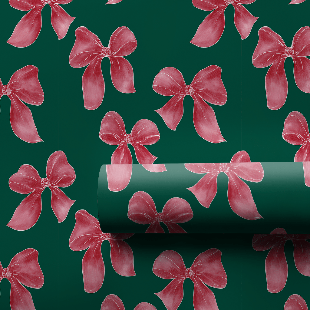 Sugarplum Bows - Wrapping Paper - Lemon Park