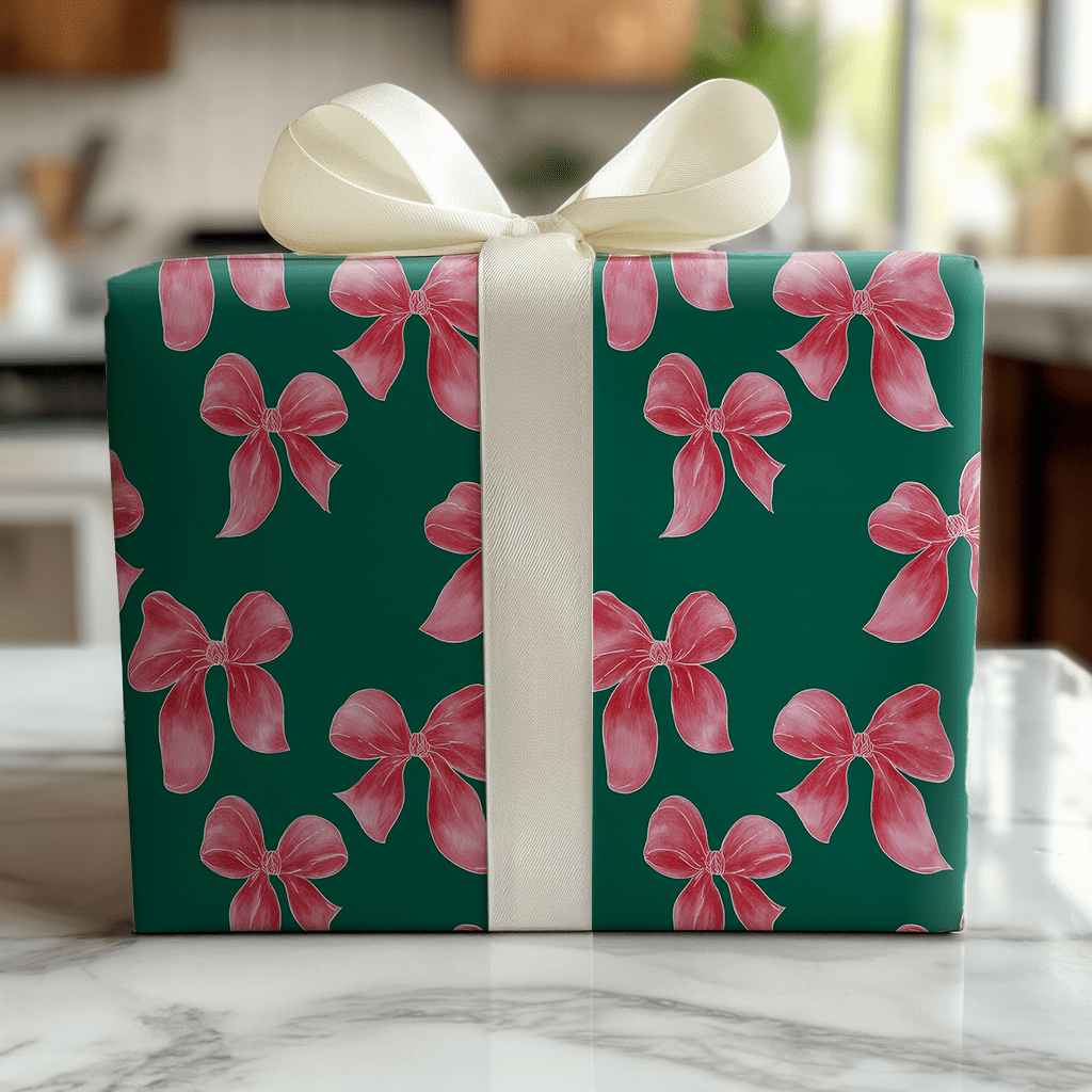 Sugarplum Bows - Wrapping Paper - Lemon Park