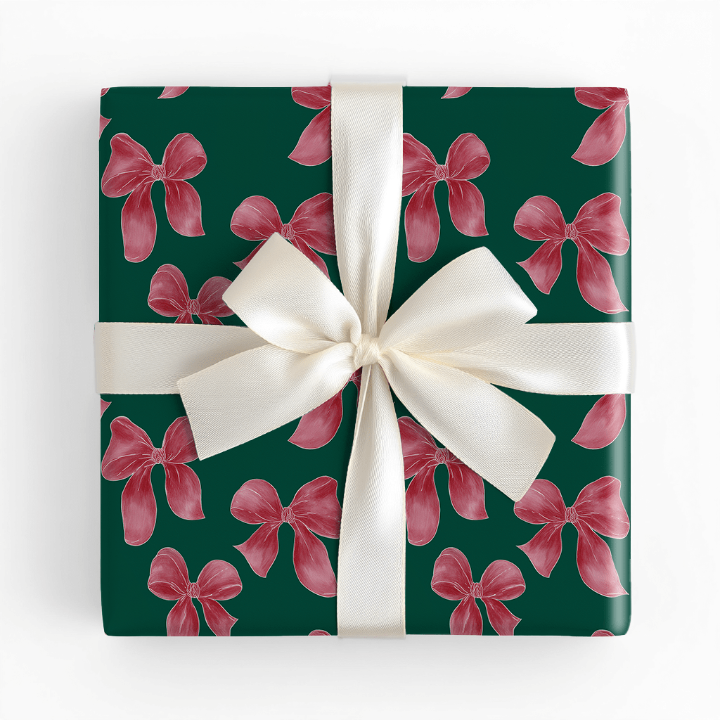 Sugarplum Bows - Wrapping Paper - Lemon Park