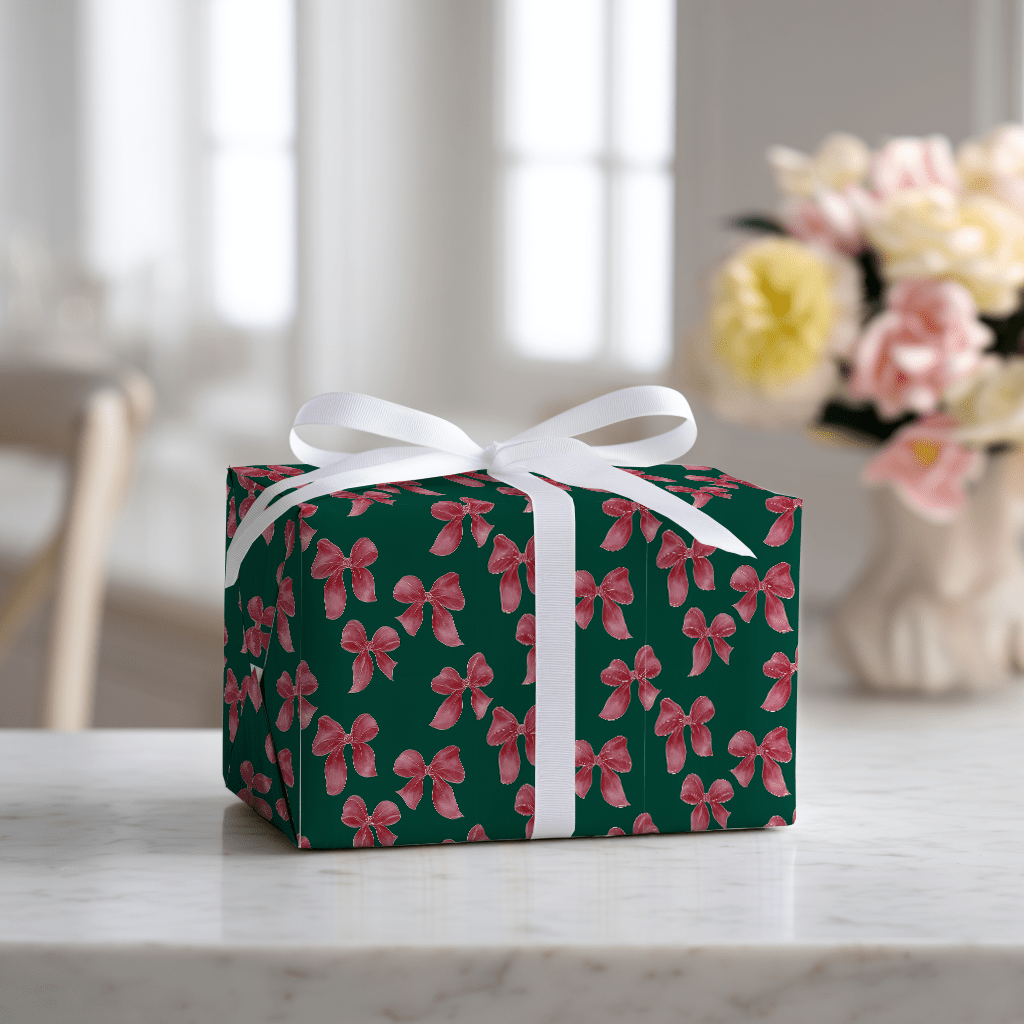 Sugarplum Bows - Wrapping Paper - Lemon Park