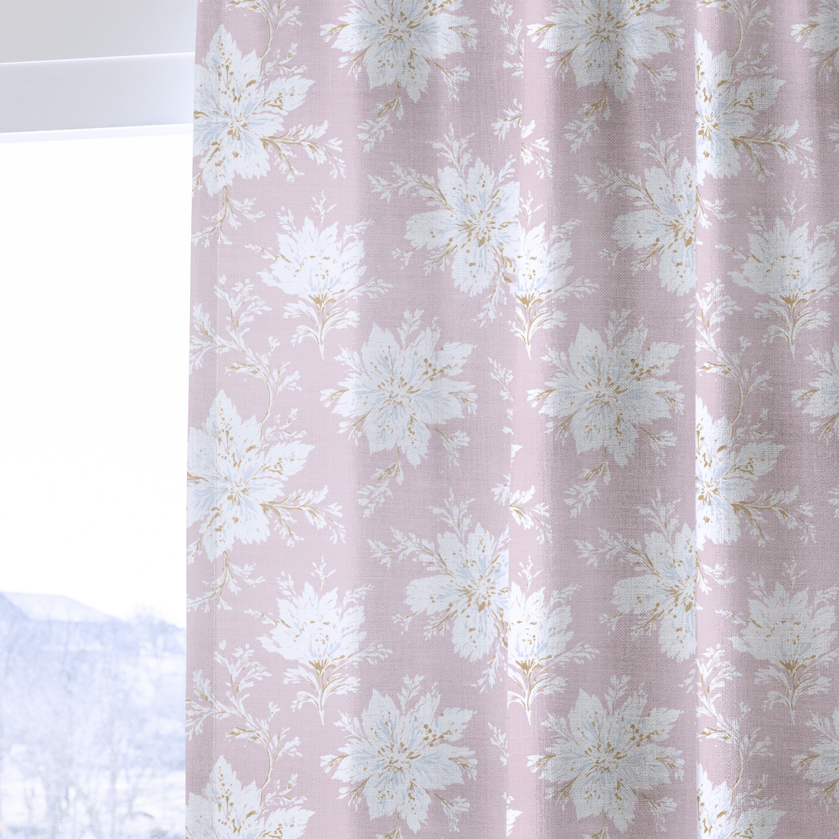 Sugarplum Petals - Drapery - Lemon Park