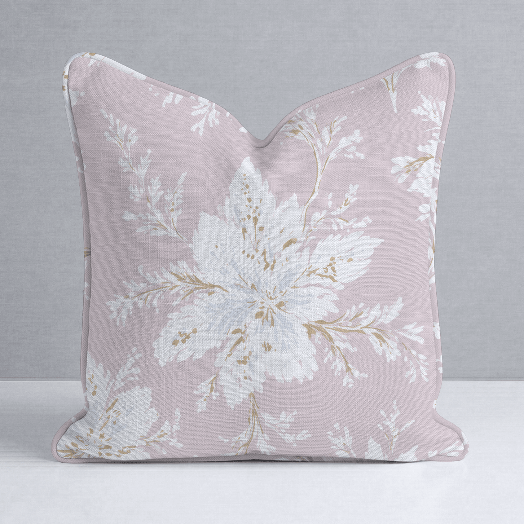 Sugarplum Petals Throw Pillow - Lemon Park