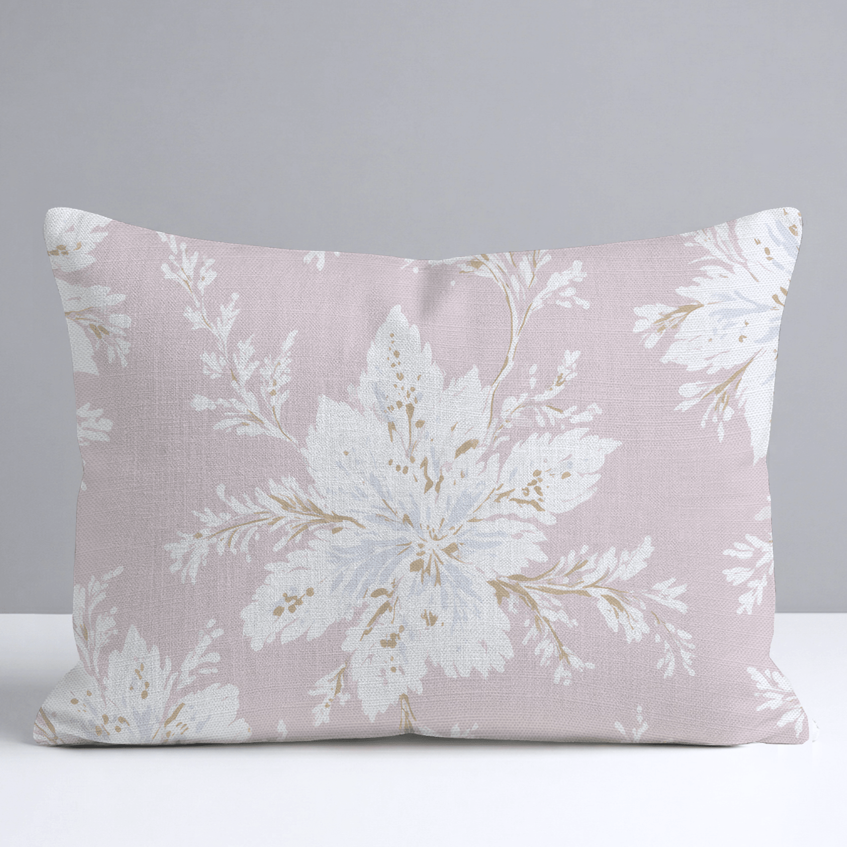 Sugarplum Petals Throw Pillow - Lemon Park
