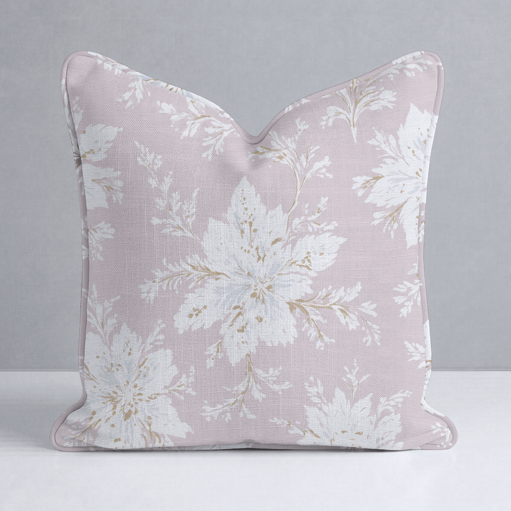 Sugarplum Petals Throw Pillow - Lemon Park
