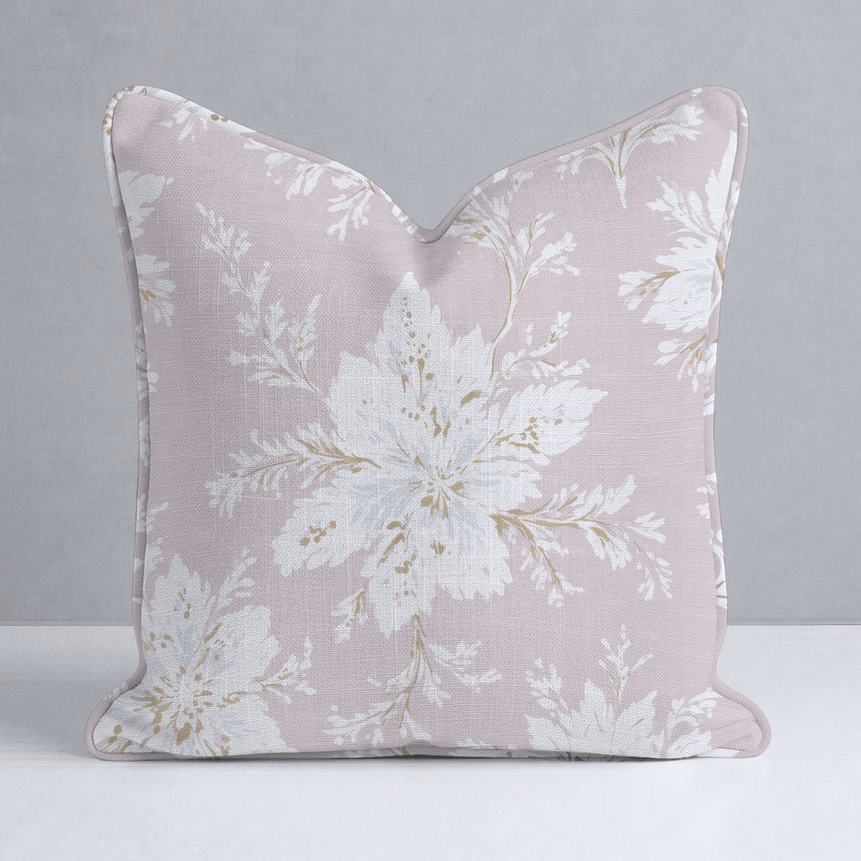 Sugarplum Petals Throw Pillow - Lemon Park