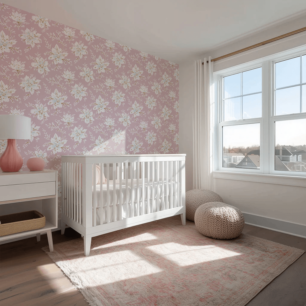 Sugarplum Petals Wallpaper - Lemon Park