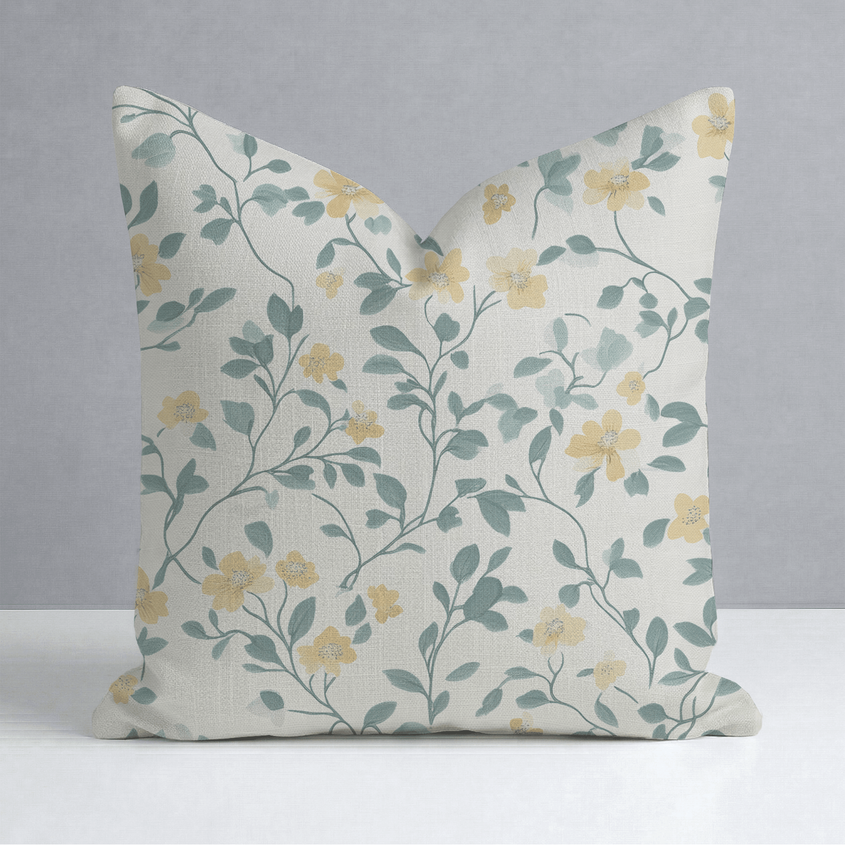 Summer House Throw Pillow - Lemon Park