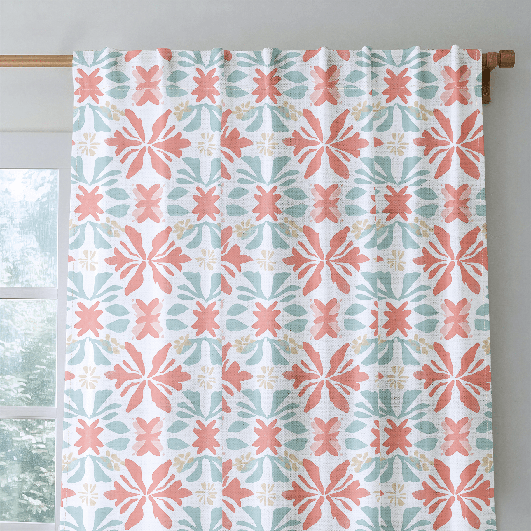 Summer Orange - Drapery - Lemon Park