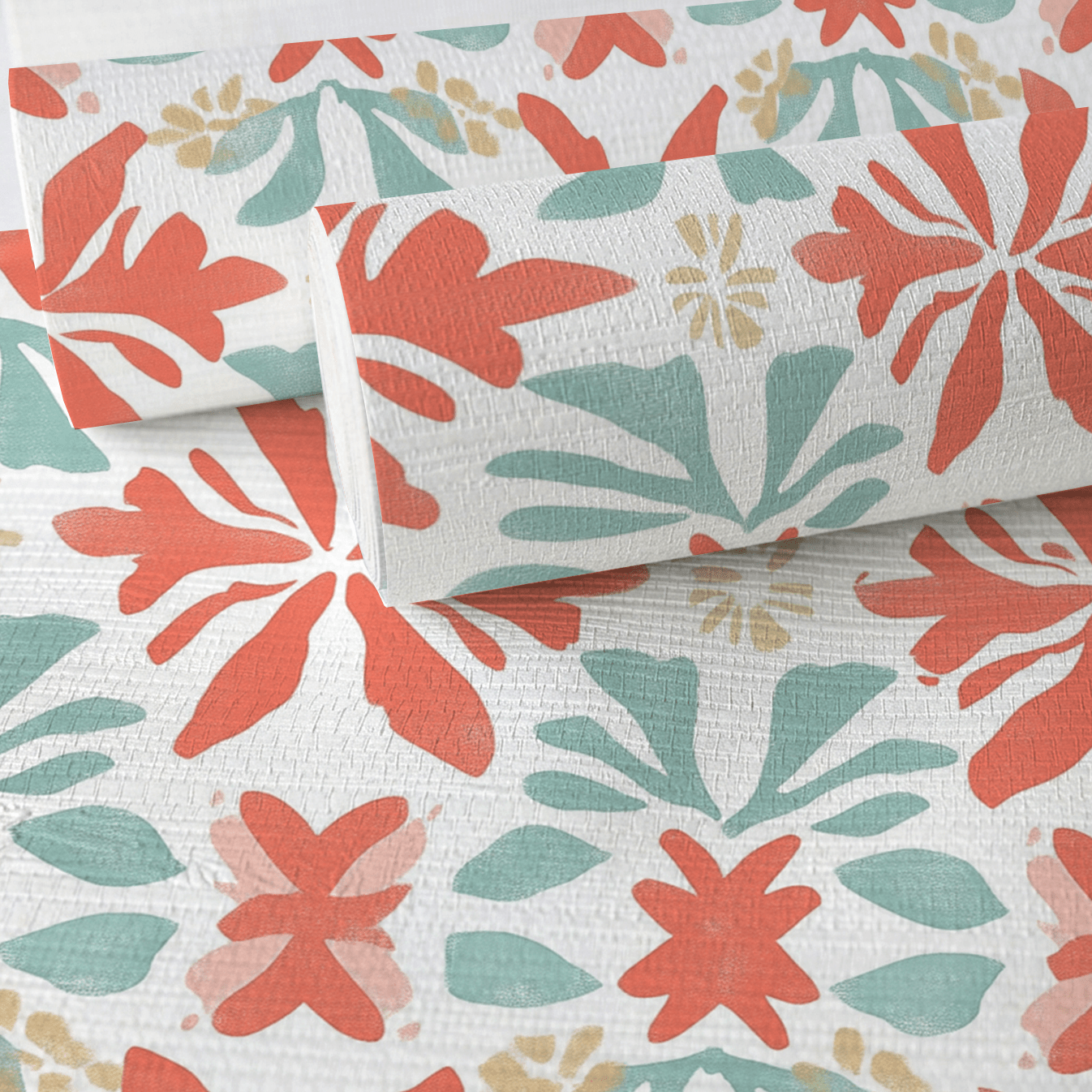 Summer Orange Faux Grasscloth Wallpaper - Lemon Park