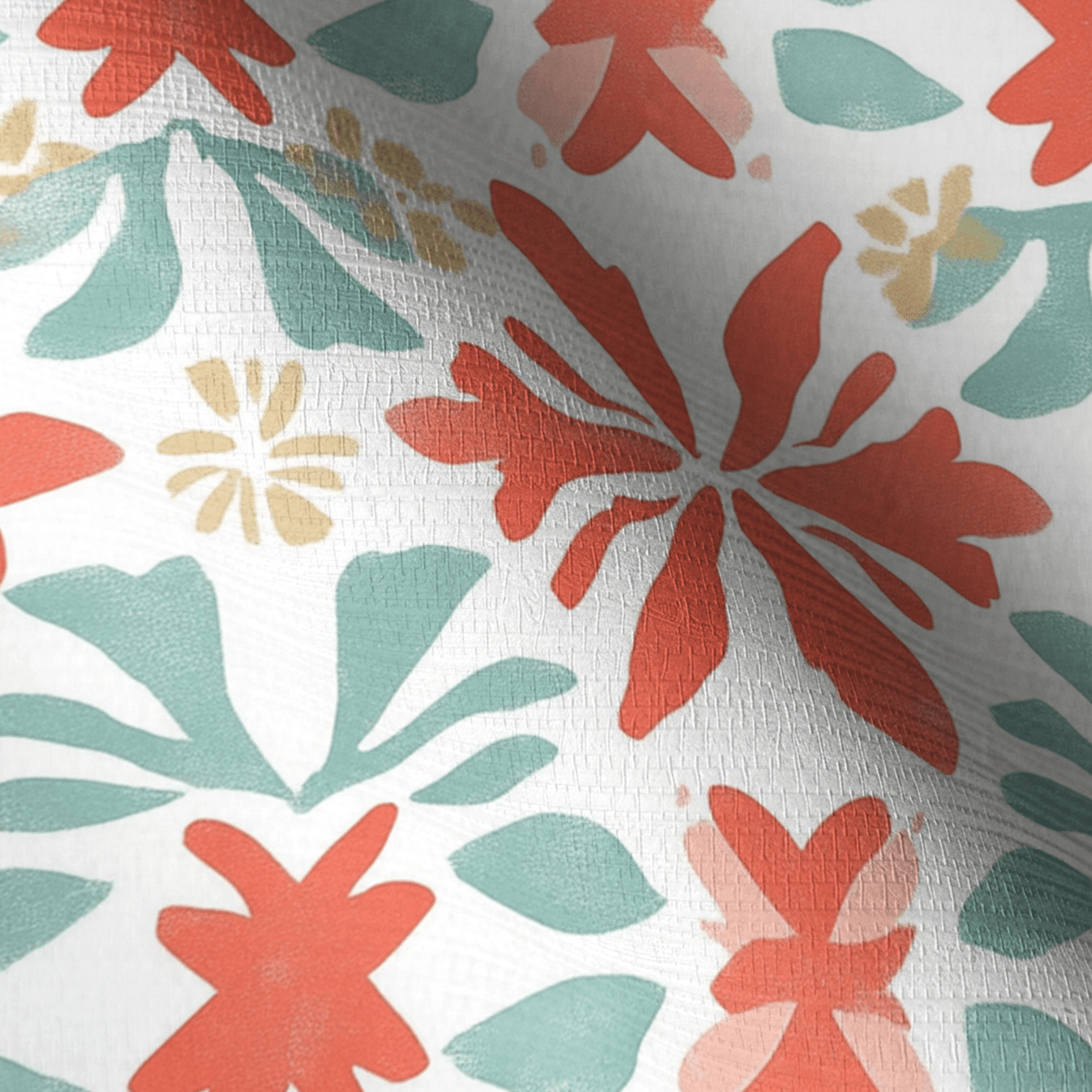 Summer Orange Faux Grasscloth Wallpaper - Lemon Park
