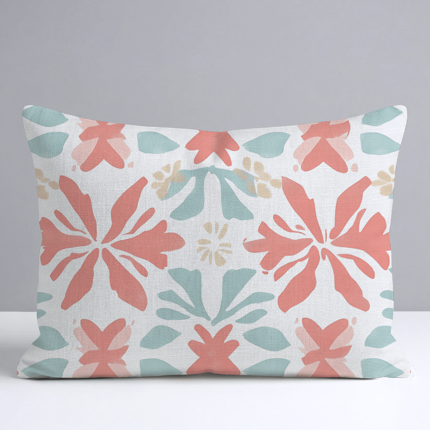 Summer Orange Throw Pillow - Lemon Park