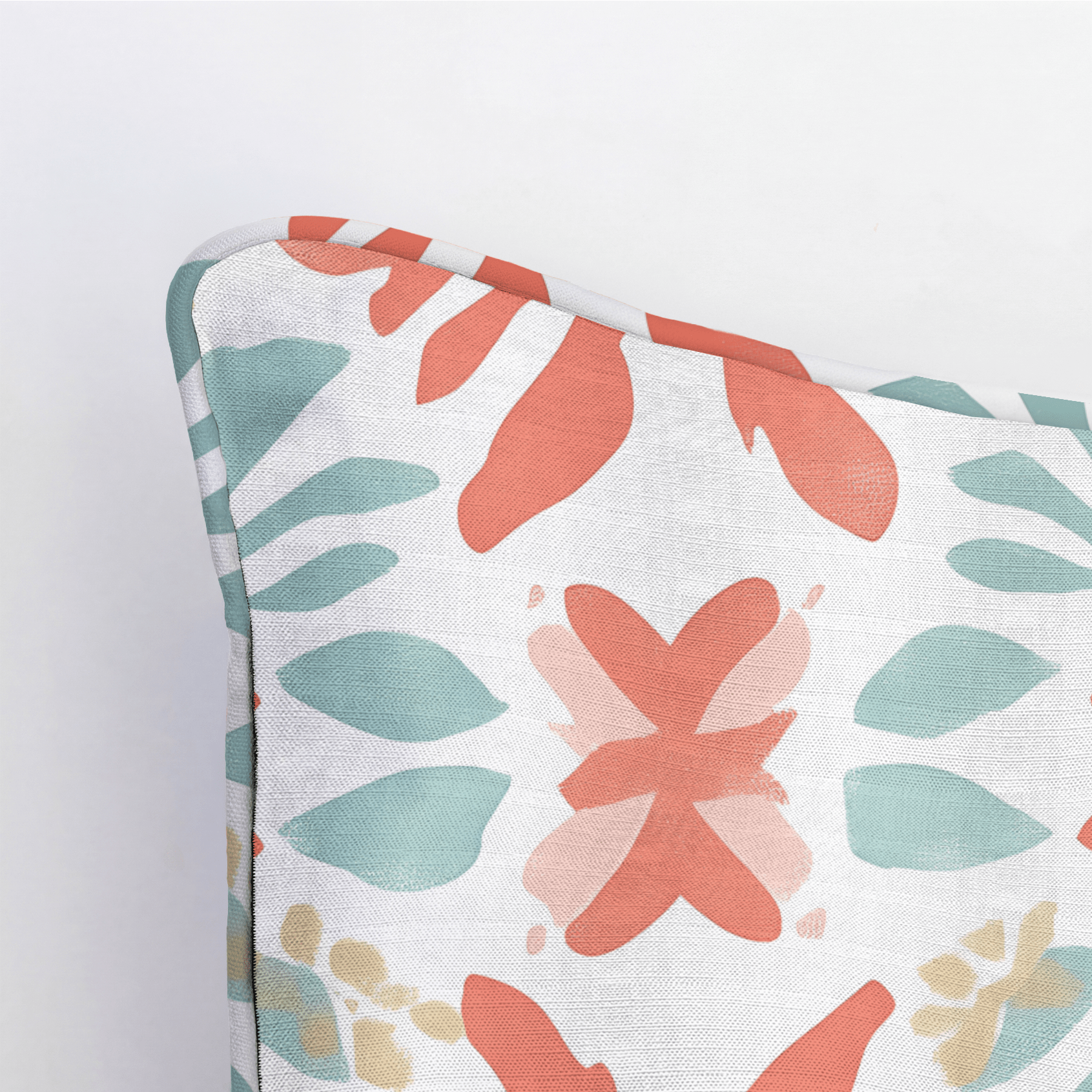 Summer Orange Throw Pillow - Lemon Park