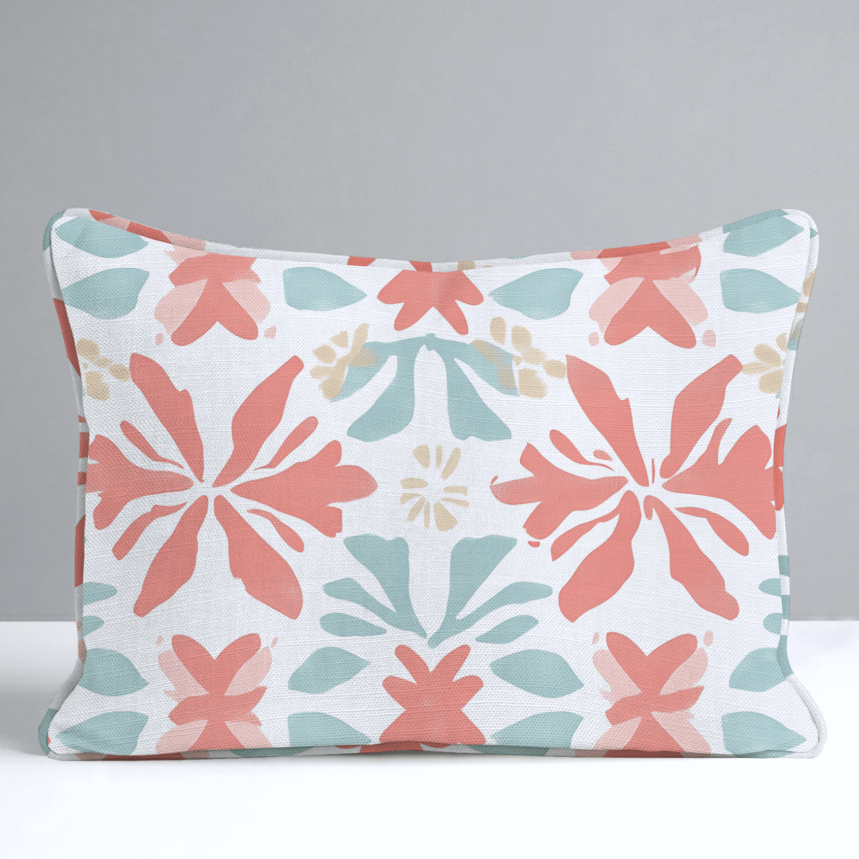Summer Orange Throw Pillow - Lemon Park