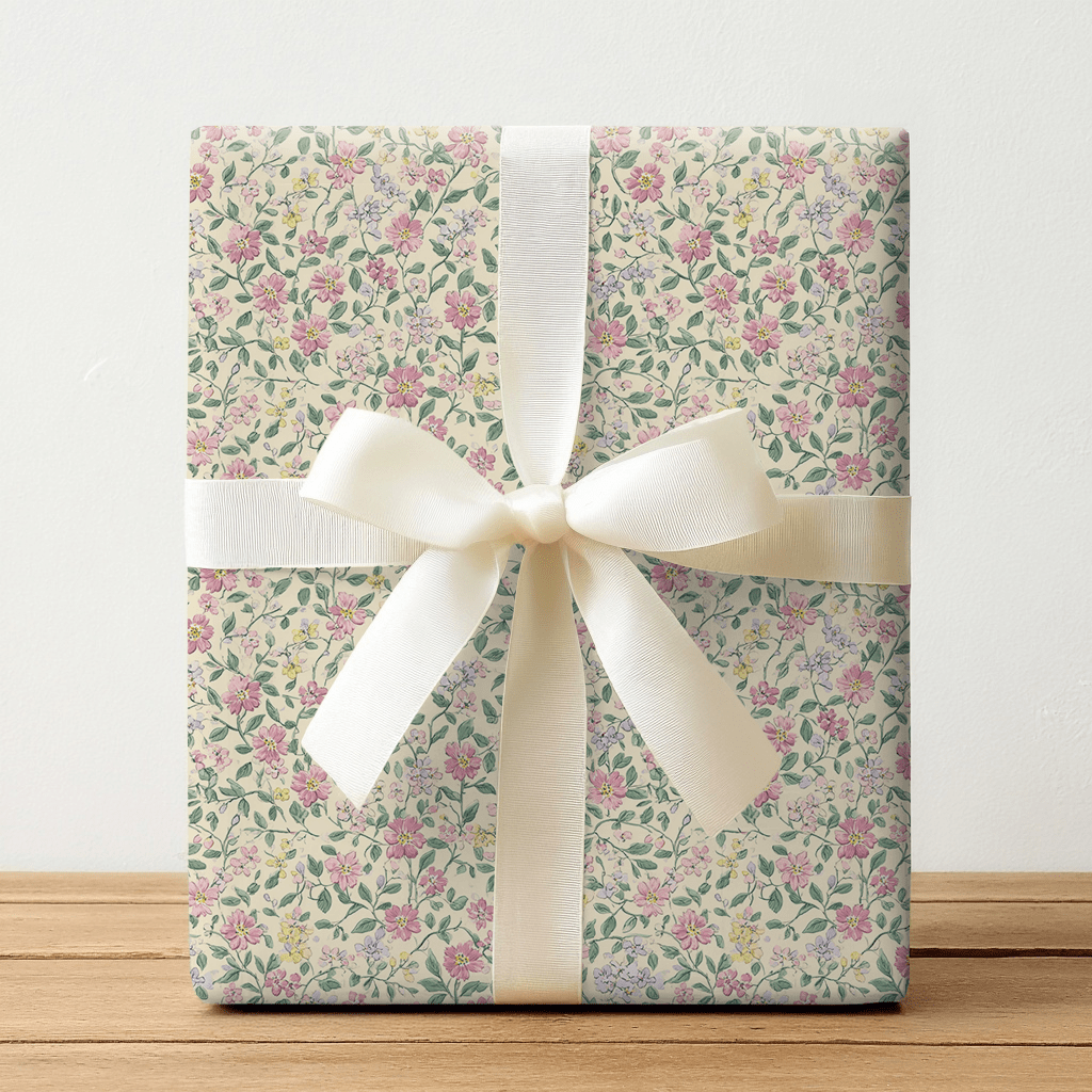 Sunlit Petals - Wrapping Paper - Lemon Park
