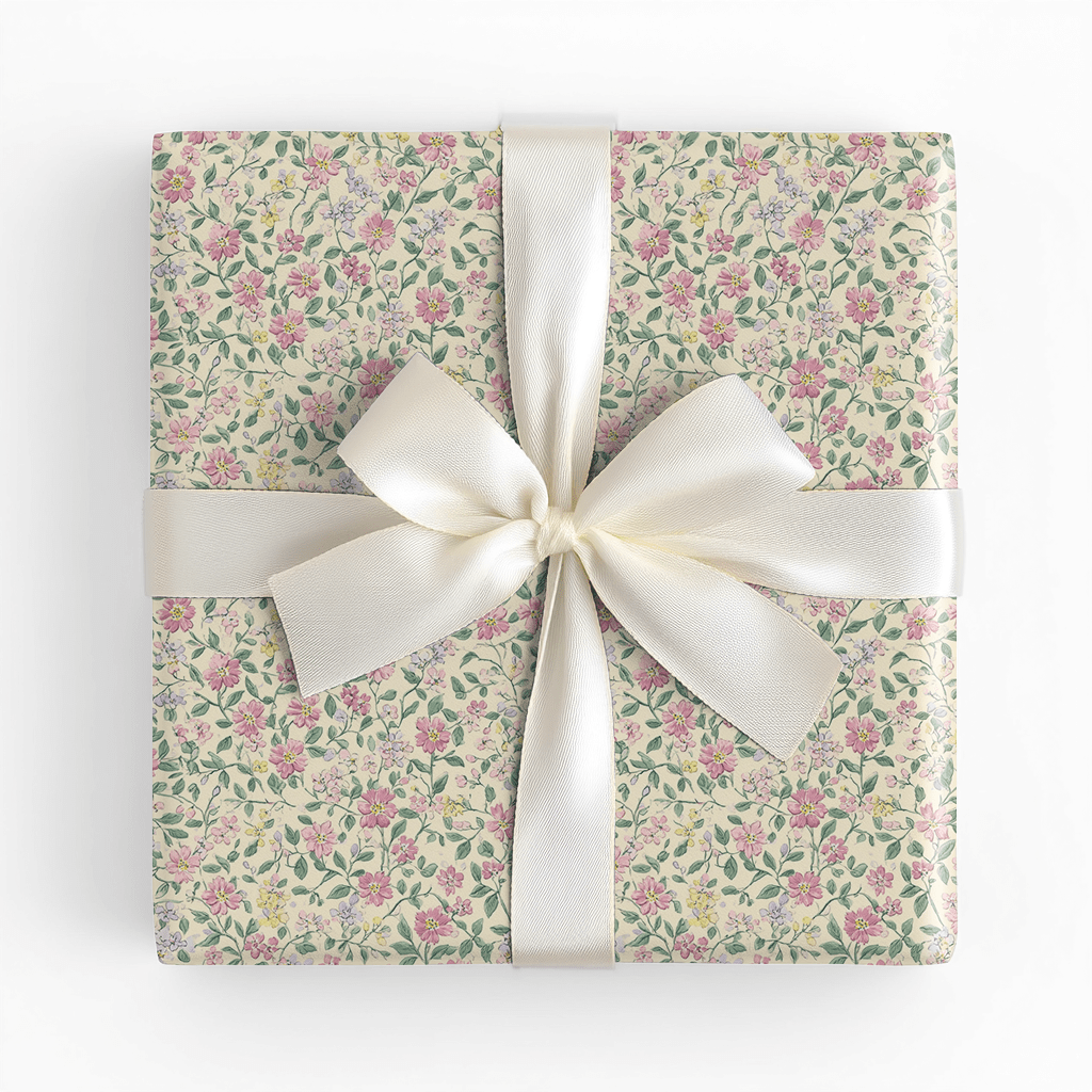 Sunlit Petals - Wrapping Paper - Lemon Park