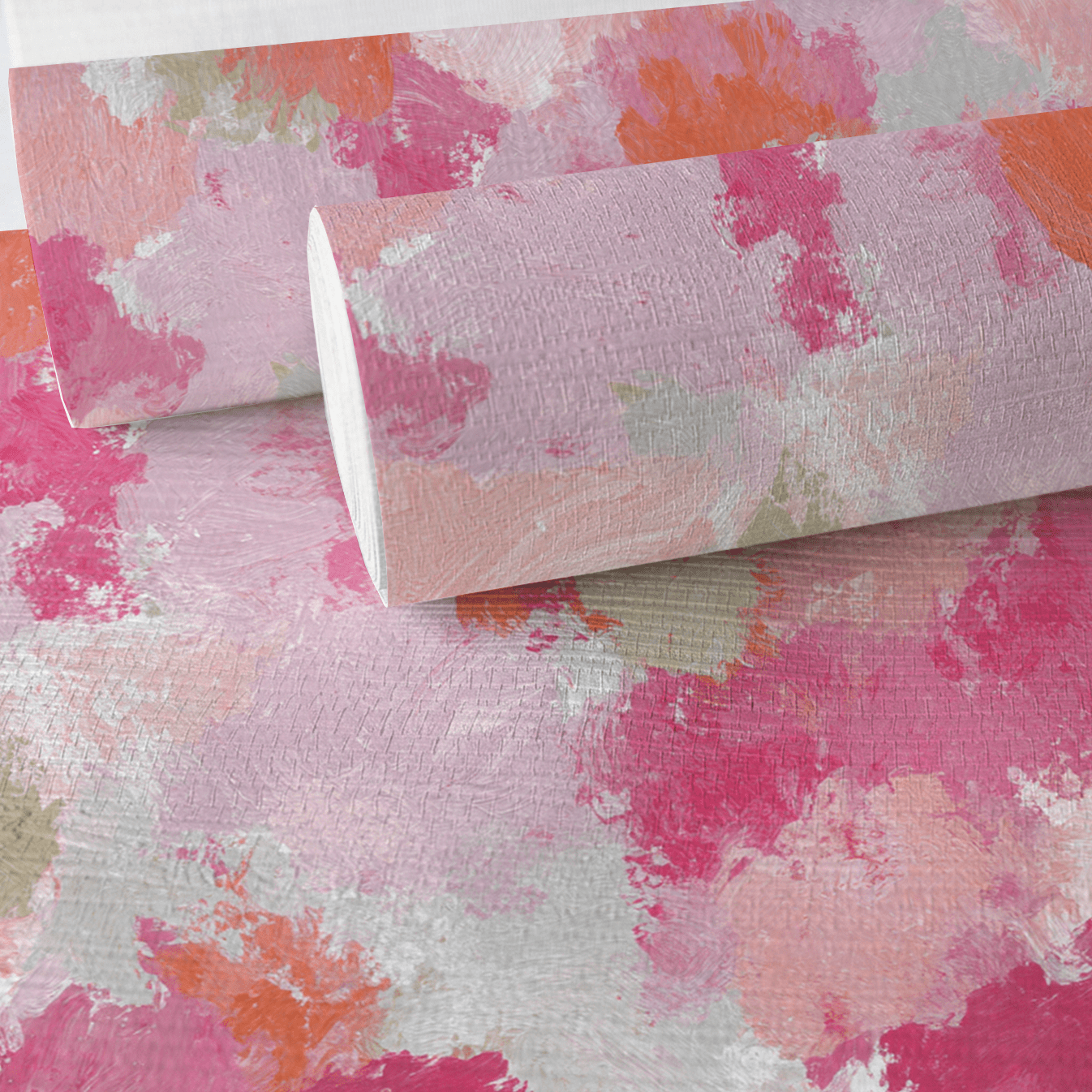 Sunset Swirl Faux Grasscloth Wallpaper - Lemon Park