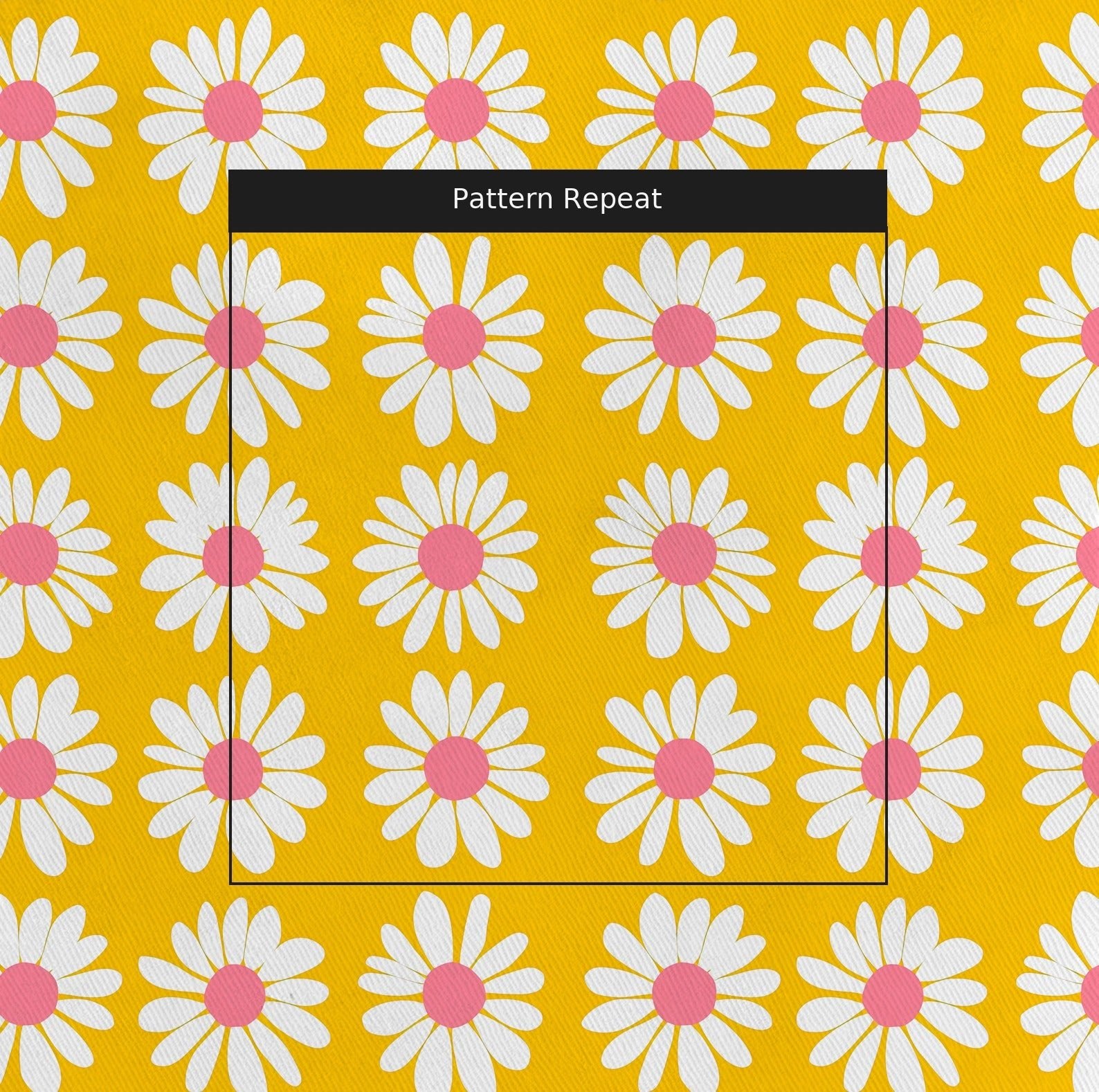 Sunshine Daisies - Fabric - Lemon Park
