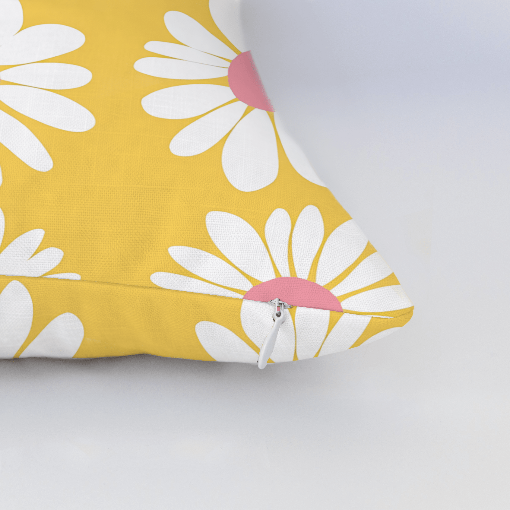 Sunshine Daisies Throw Pillow - Lemon Park