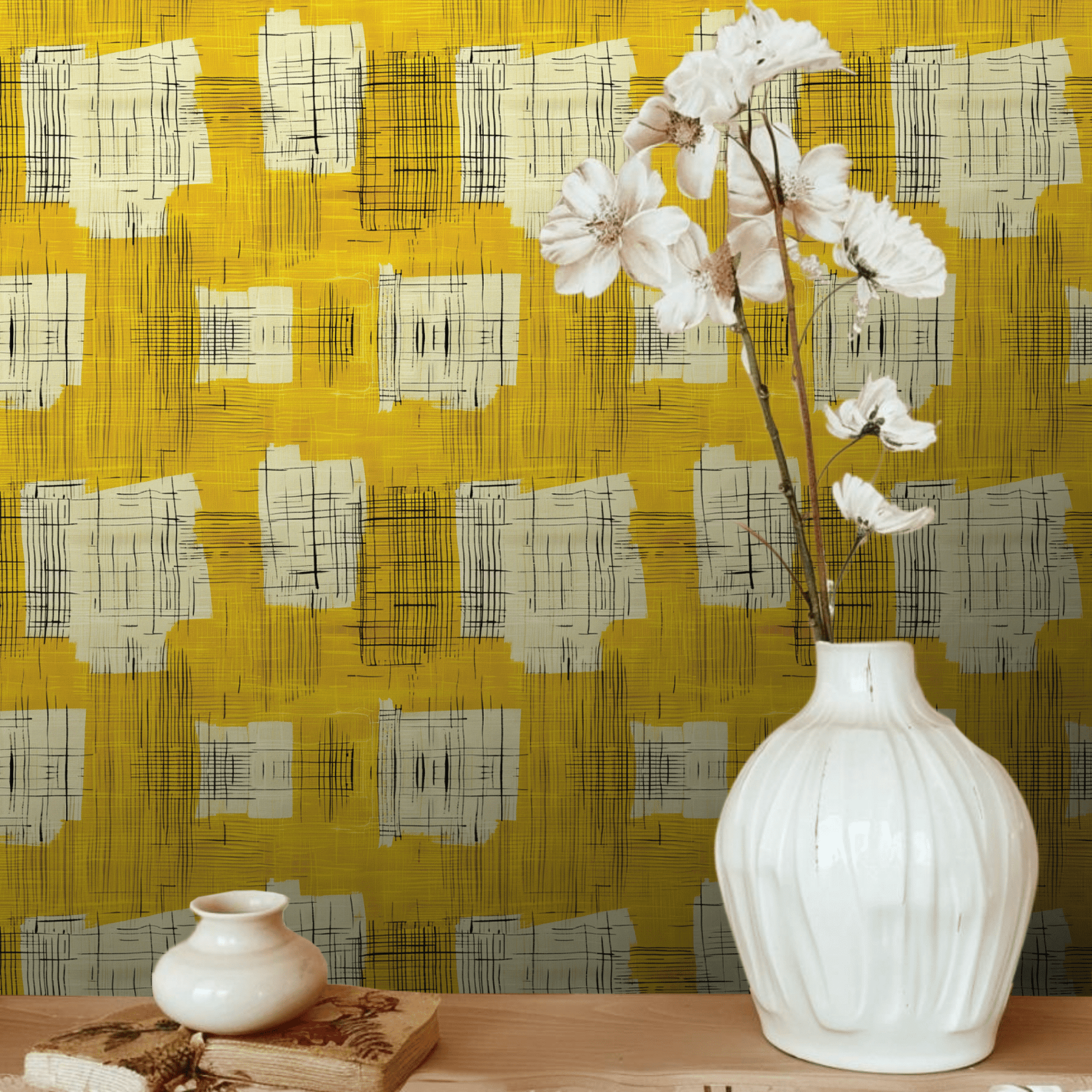 Sunshine Sketch Wallpaper - Lemon Park