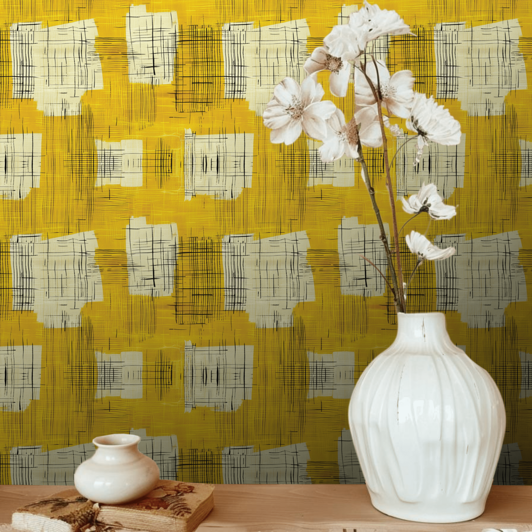 Sunshine Sketch Wallpaper - Lemon Park