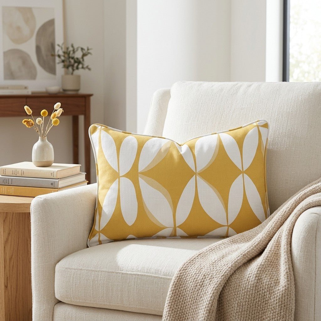 Sunshine Swing Throw Pillow - Lemon Park