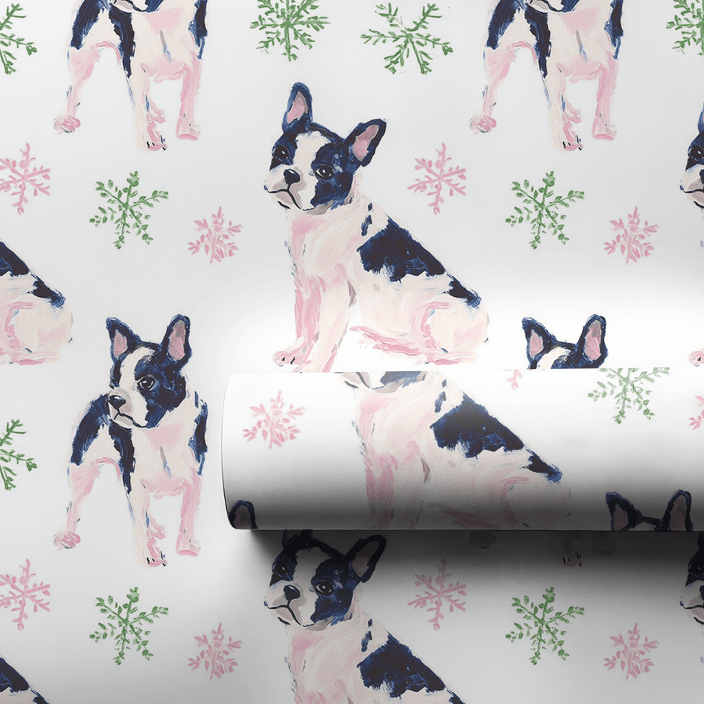 Sweet Frenchies - Wrapping Paper - Lemon Park