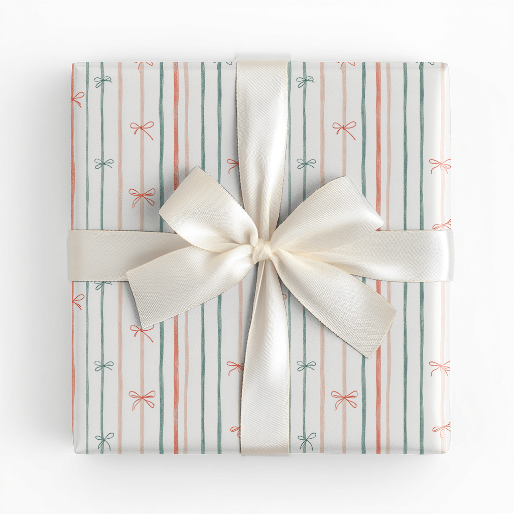 Sweet Stripes - Wrapping Paper - Lemon Park