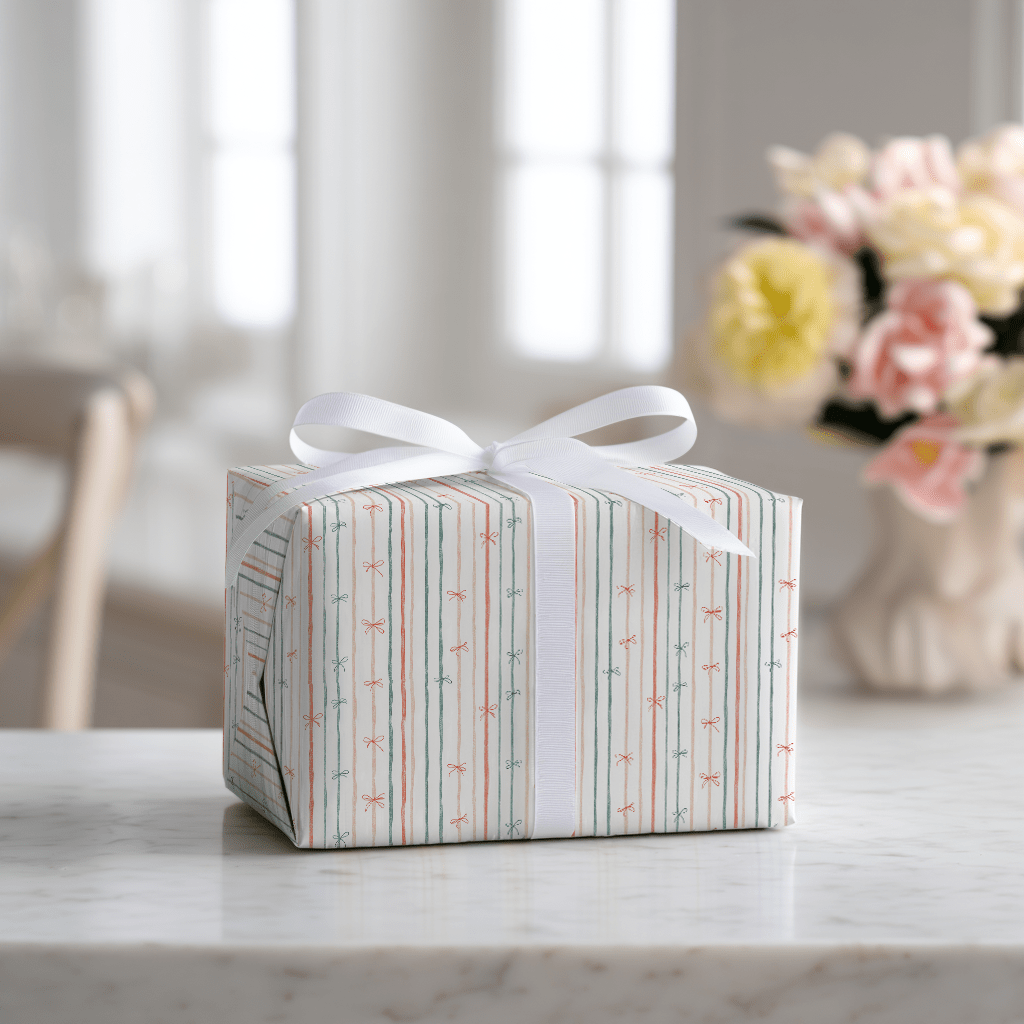 Sweet Stripes - Wrapping Paper - Lemon Park