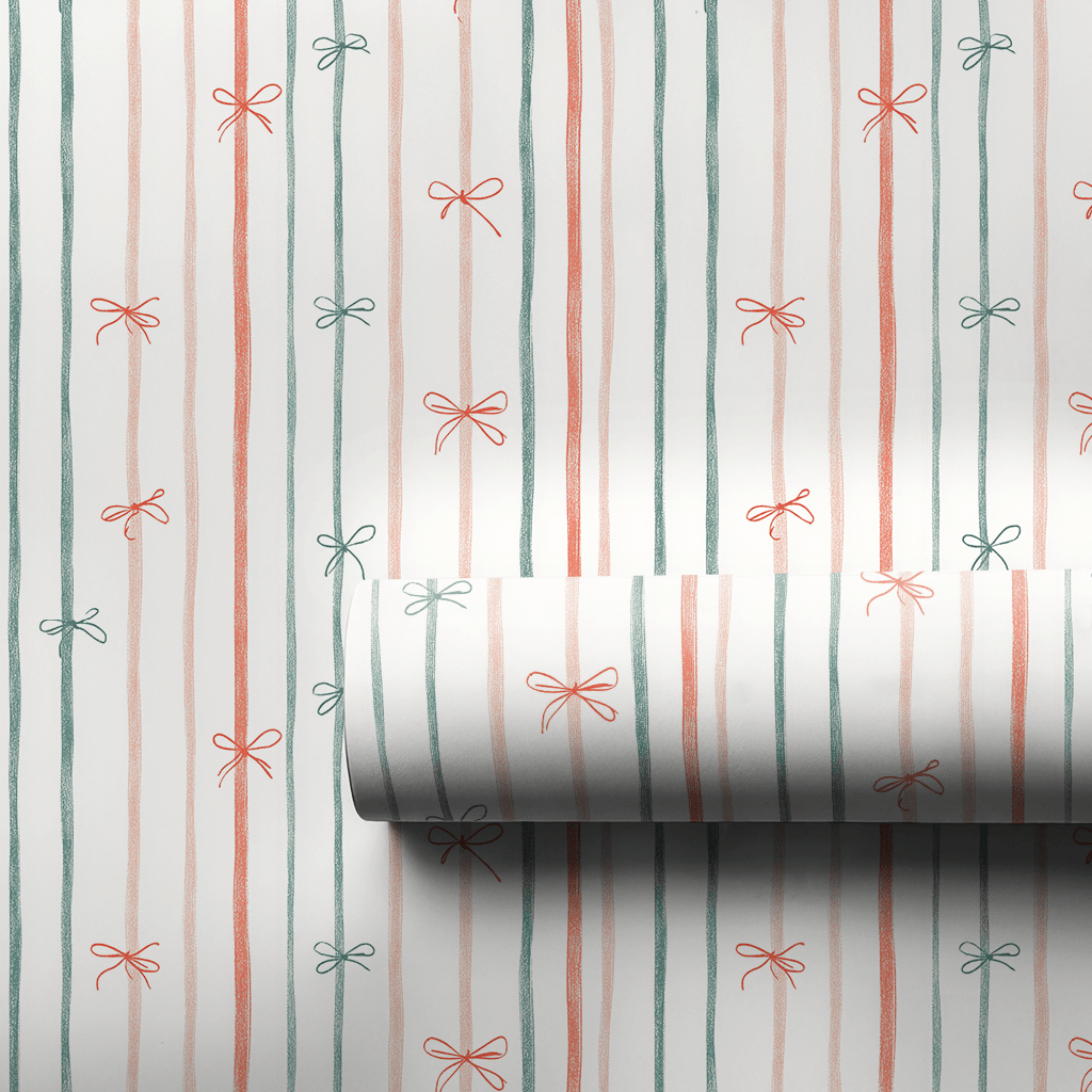 Sweet Stripes - Wrapping Paper - Lemon Park