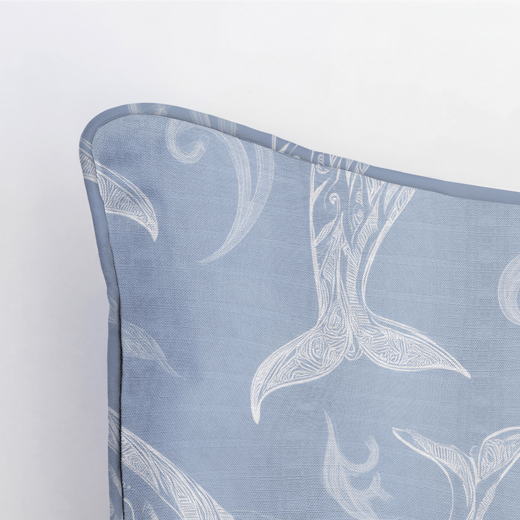 Swim With Dolphins Throw Pillow - Lemon Park