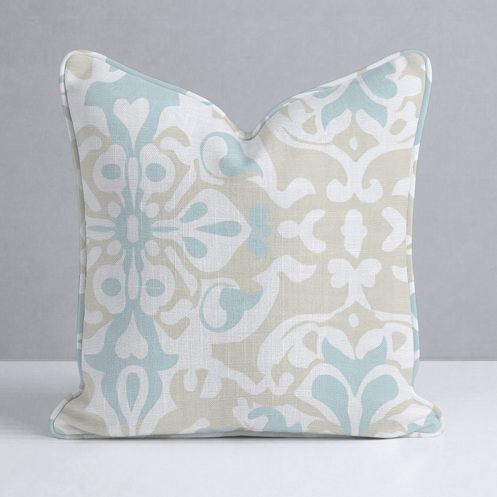 Swimming Throw Pillow - Lemon Park