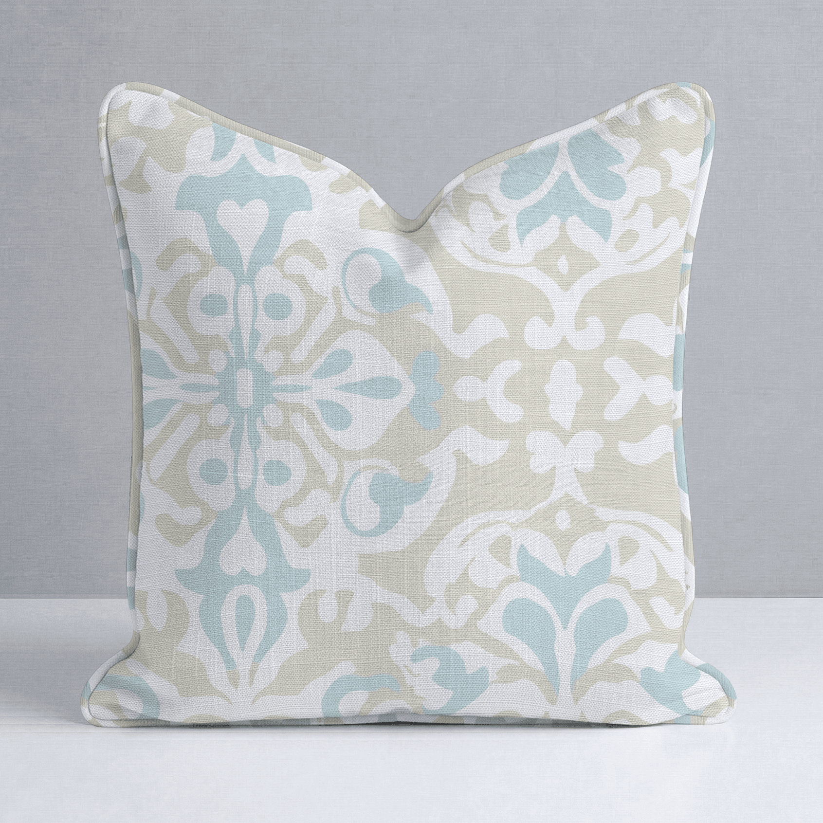Swimming Throw Pillow - Lemon Park