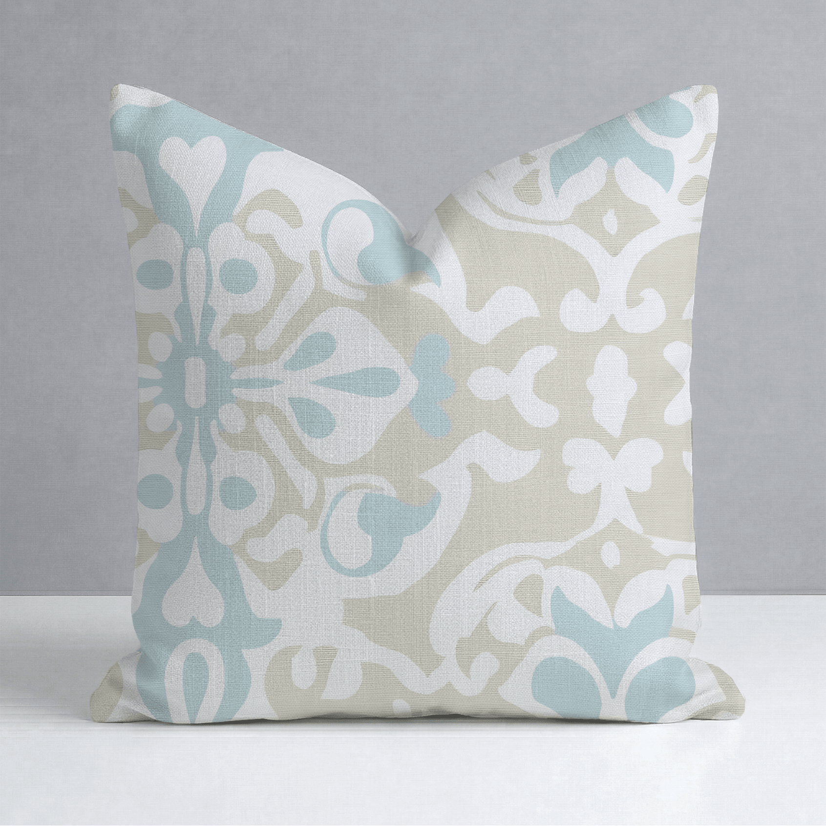 Swimming Throw Pillow - Lemon Park