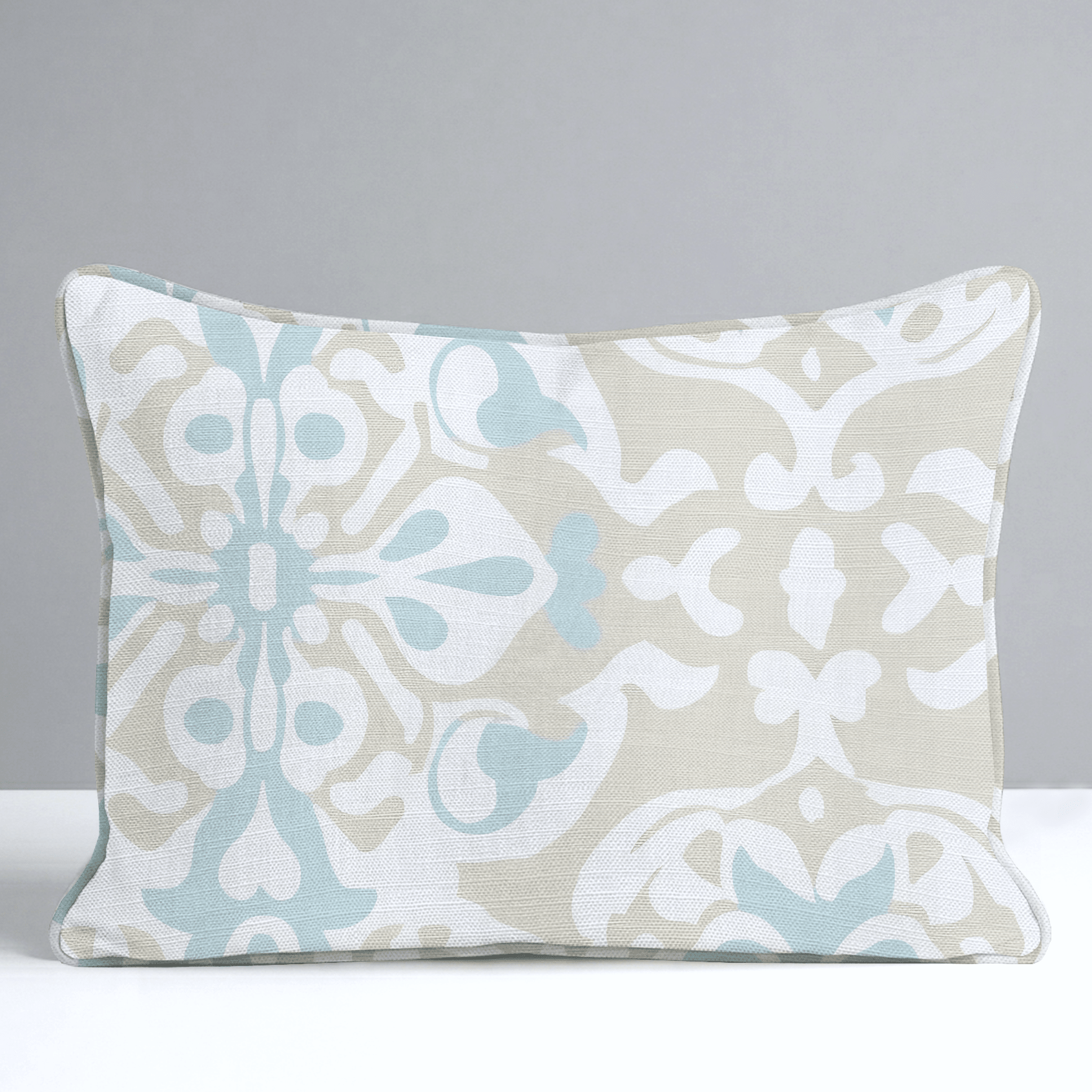 Swimming Throw Pillow - Lemon Park