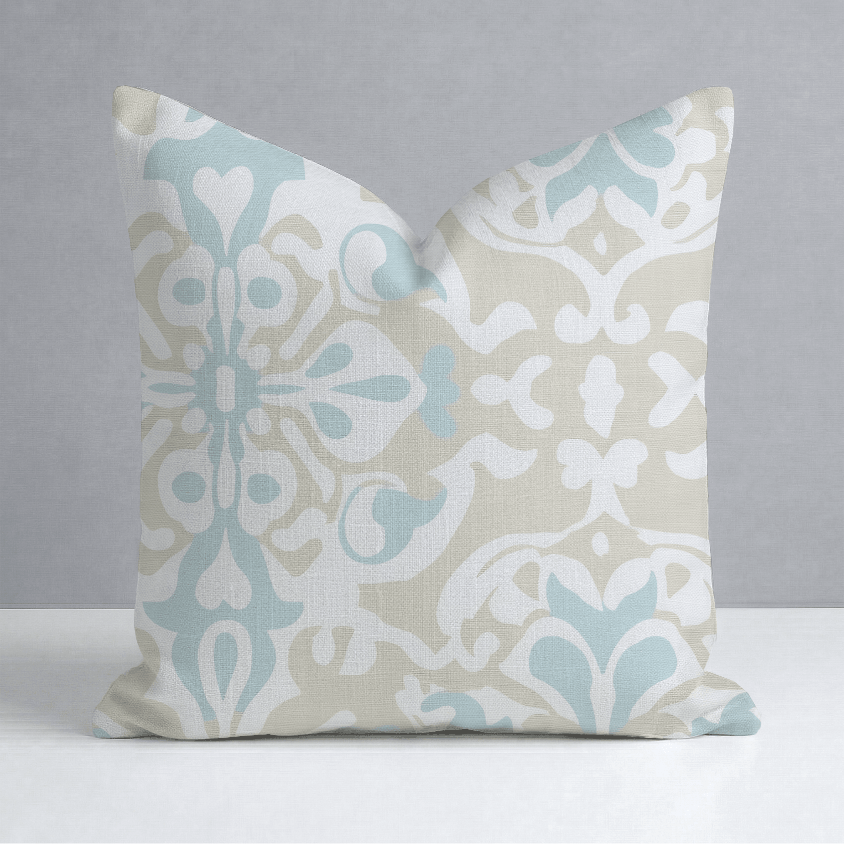 Swimming Throw Pillow - Lemon Park