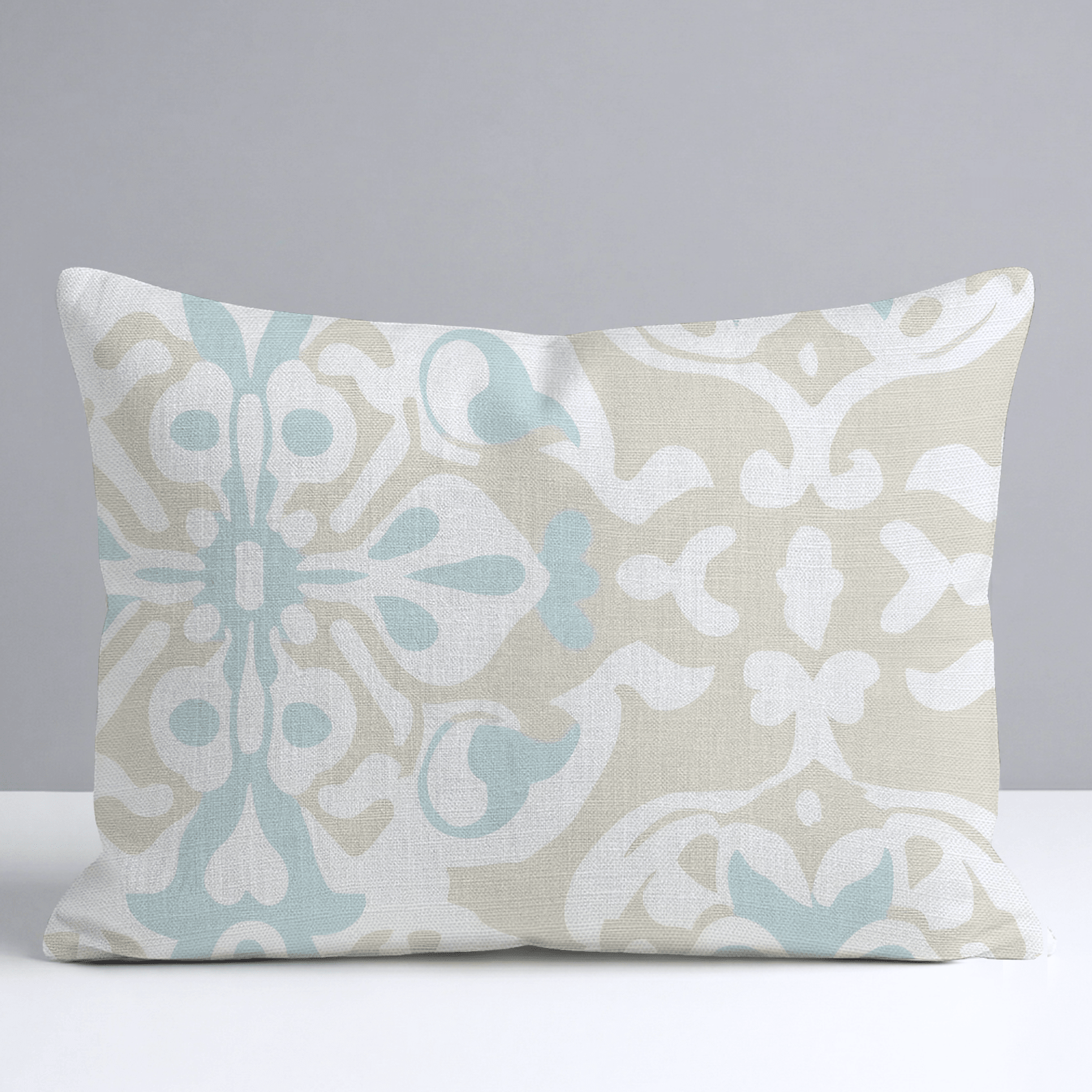 Swimming Throw Pillow - Lemon Park