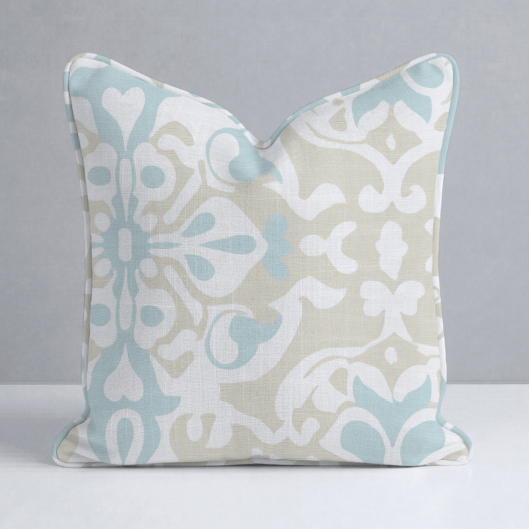 Swimming Throw Pillow - Lemon Park