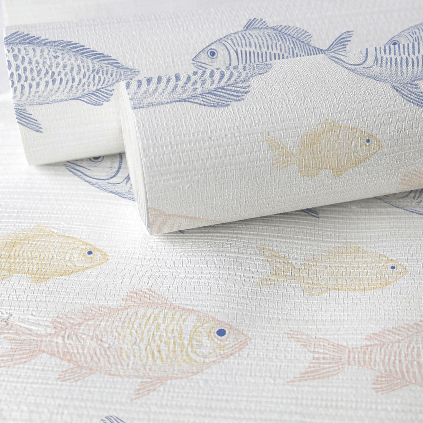 Sylvie Faux Grasscloth Wallpaper - Lemon Park