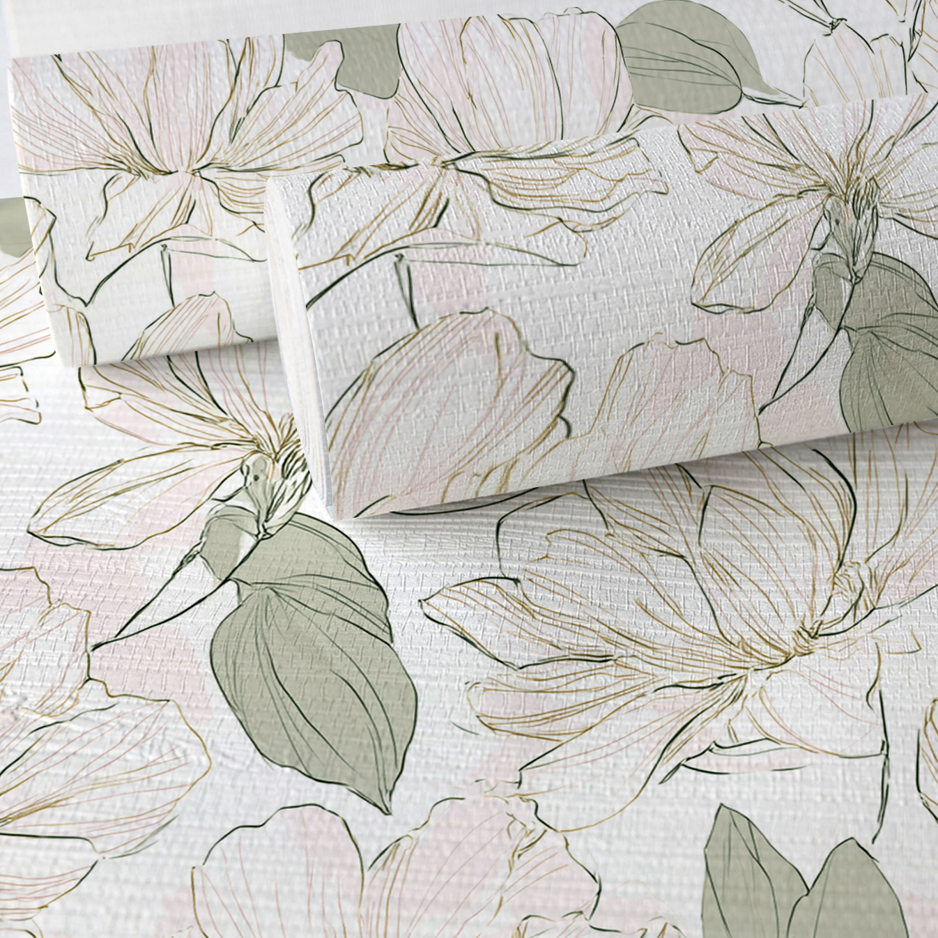 Tangled Faux Grasscloth Wallpaper