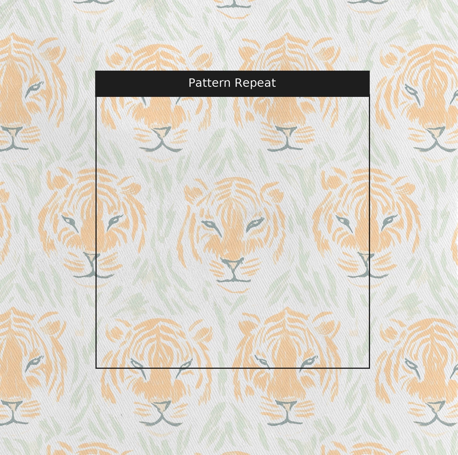 Tara Tigers - Fabric - Lemon Park