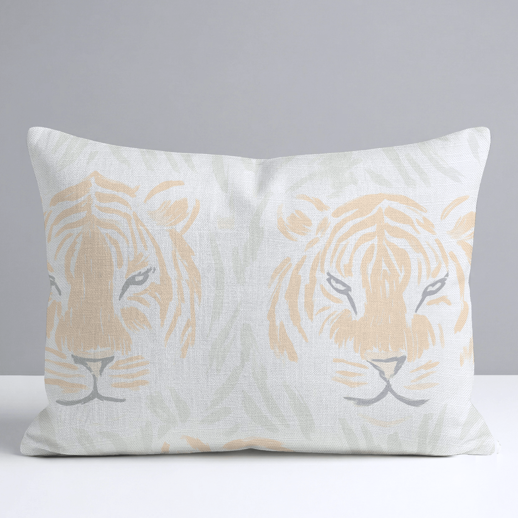 Tara Tigers Throw Pillow - Lemon Park